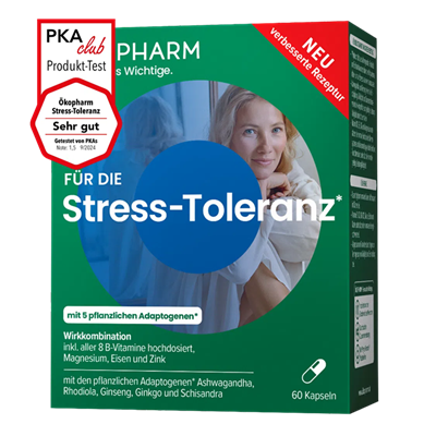 Stress-Toleranz Produktbild mit PKA Plakette