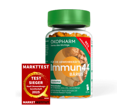Immun44 Produktbild mit Siegel Markettest