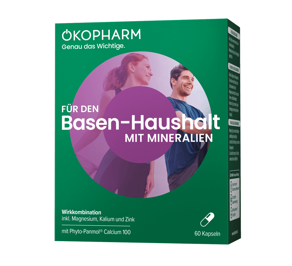 Basen Mineral Kapseln mit Mineralien Produktbild