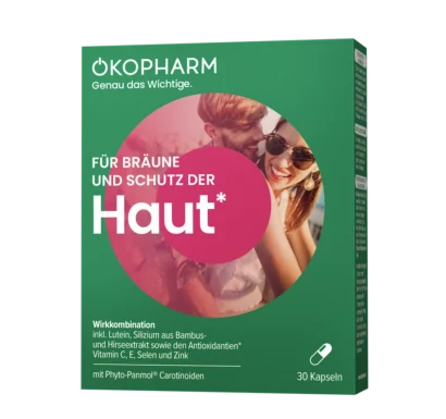 Für die Bräun und Schutz der Haut 30 Kapseln