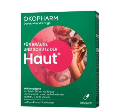 Für die Bräune und und zum Schutz der Haut, 30 Kapseln