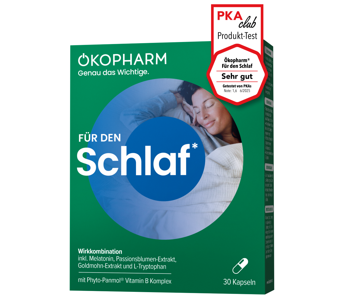 ÖKOPHARM Für den Schlaf und PKA Siegel