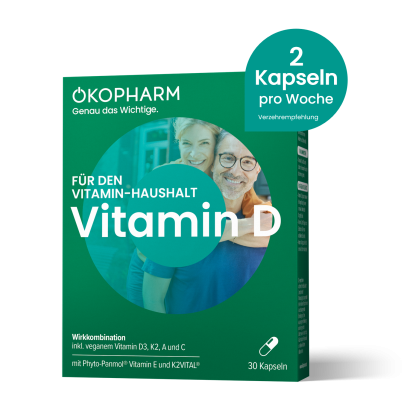 Vitamin D Kapseln, 2 nur 2 Vitamin D Kapseln pro Woche