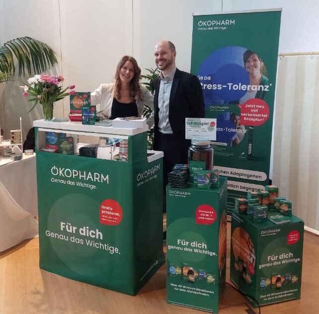 Ökopharm Team und Stand auf Woman Balance Event