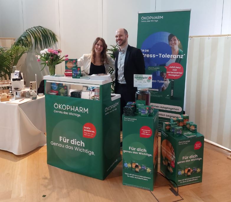 Ökopharm Team und Stand auf Woman Balance Event