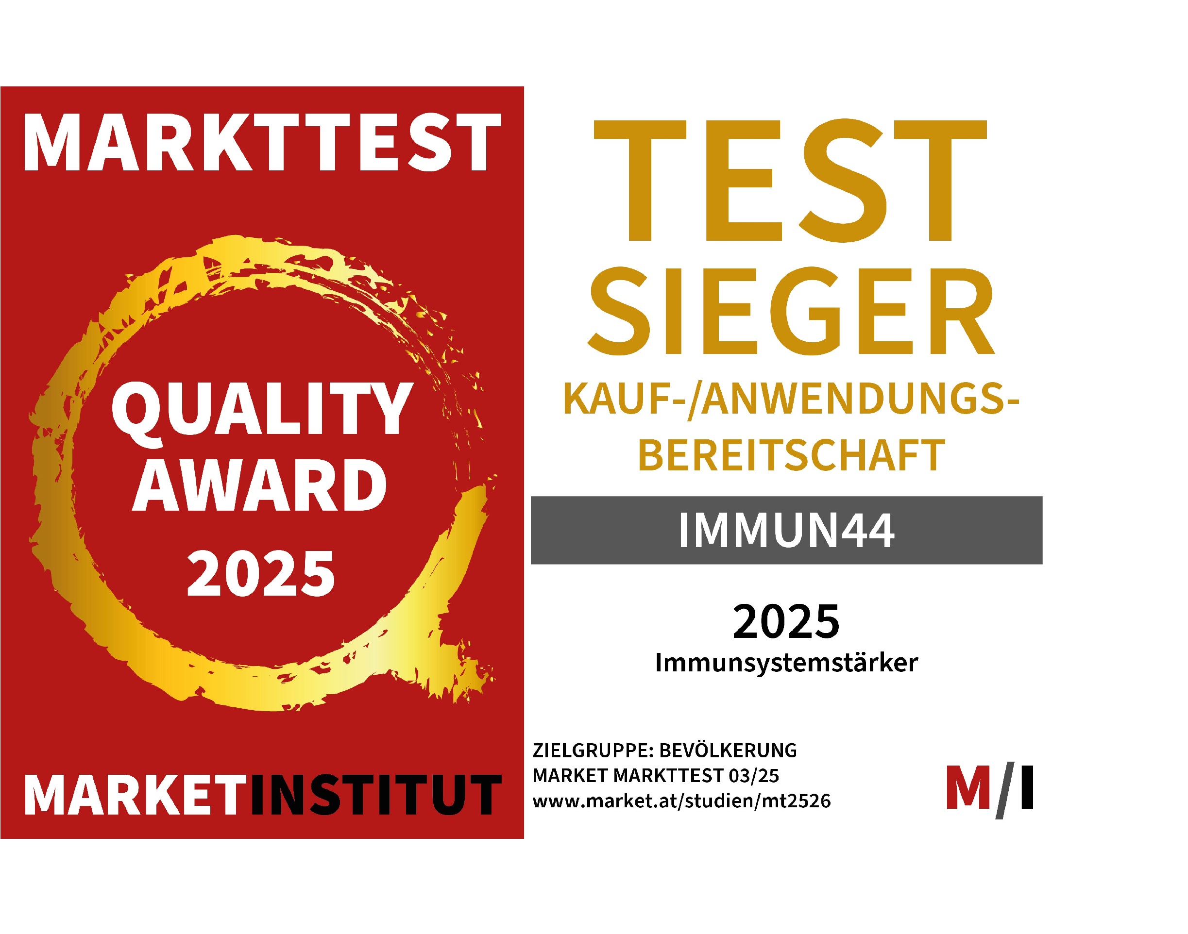 Testsieger Immunsystem Immun44