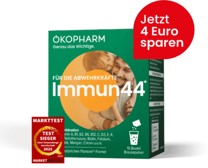 Immun44 Brausepulver - Jetzt 4 Euro sparen