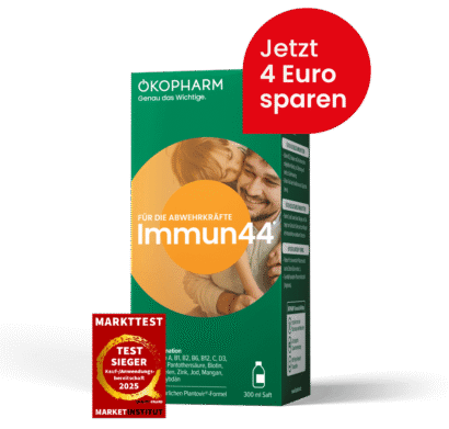 Immun44 Saft 300ml - Jetzt 4 Euro sparen