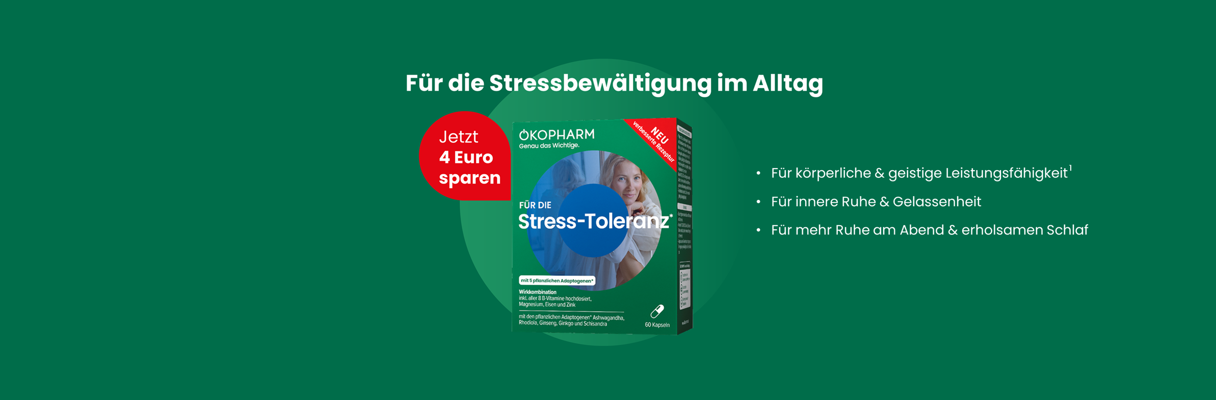 Spare 4Euro auf Für die Stress-Toleranz
