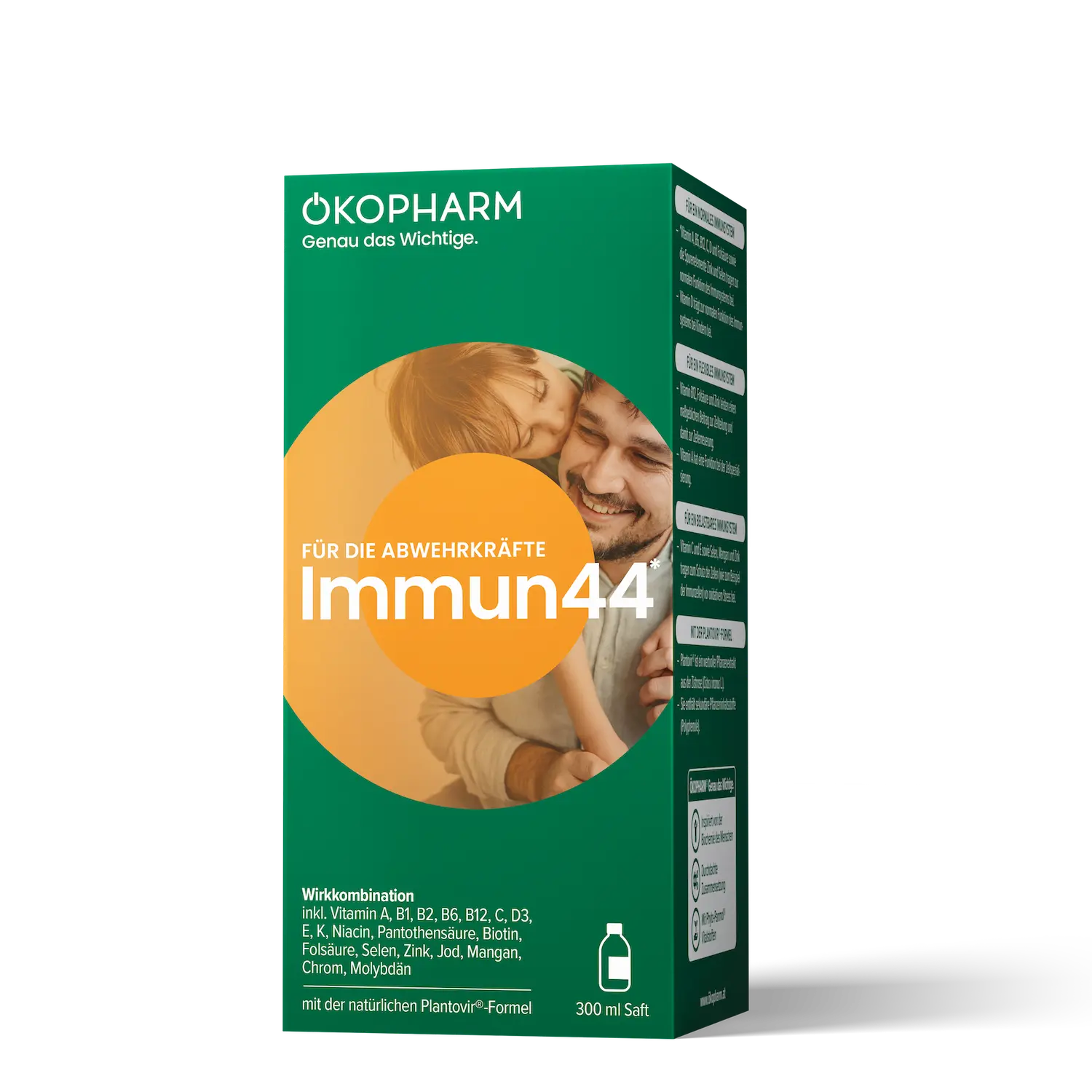 ÖKOPHARM Immun44 Saft - Für die Abwehrkräfte, 300ml