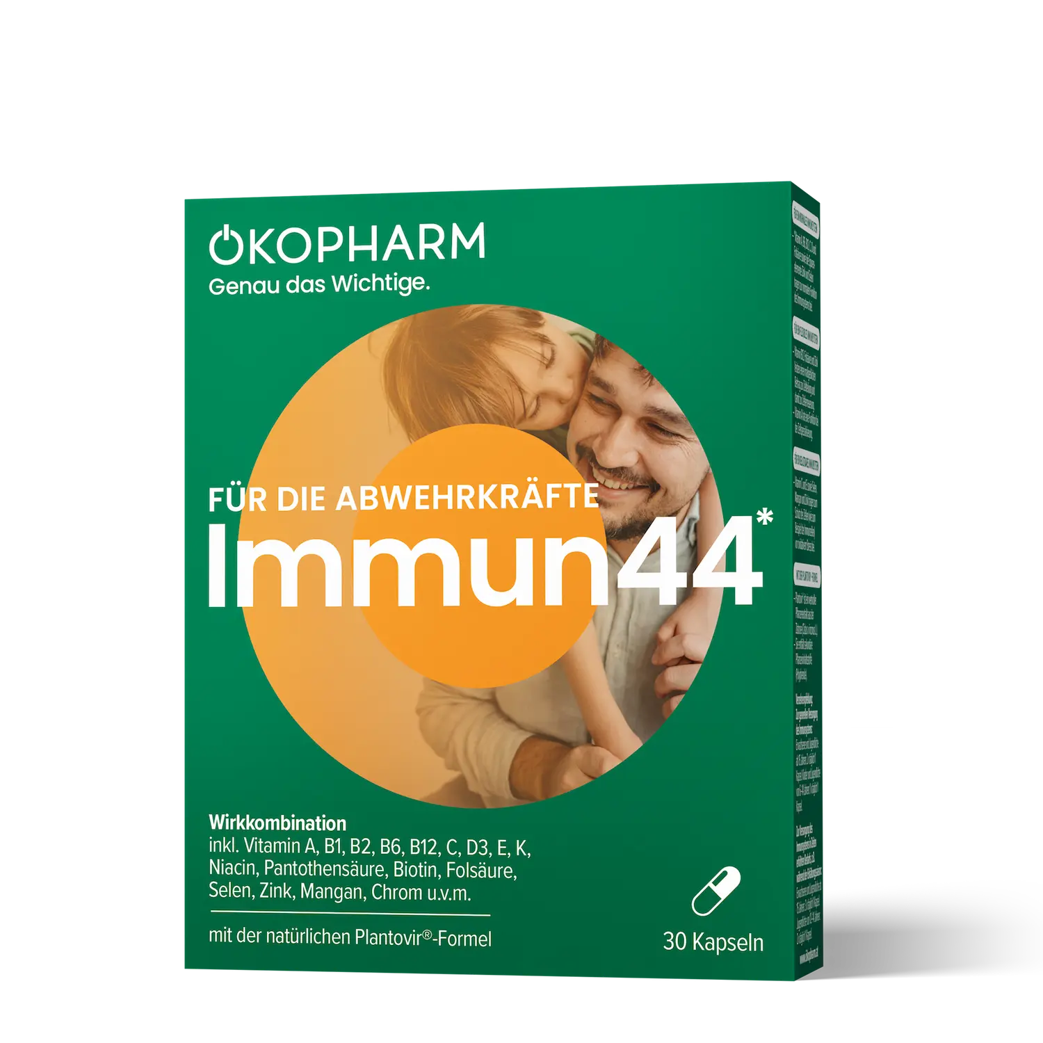 ÖKOPHARM Immun44 Kapseln - Für die Abwehrkräfte, 30 Kapseln