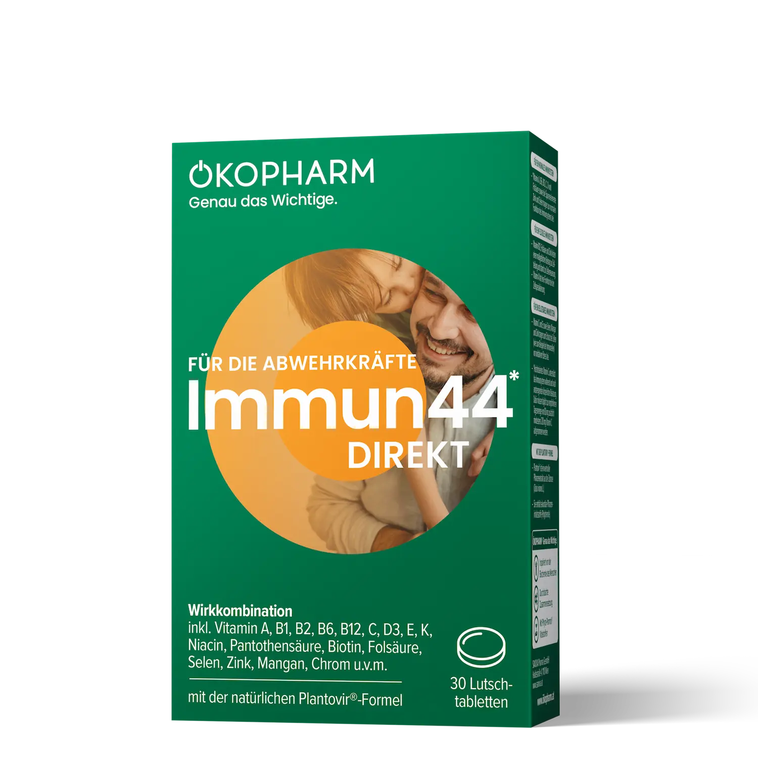 ÖKOPHARM Immun 44 DIREKT - Für die Abwehrkräfte, 30 Lutschtabletten