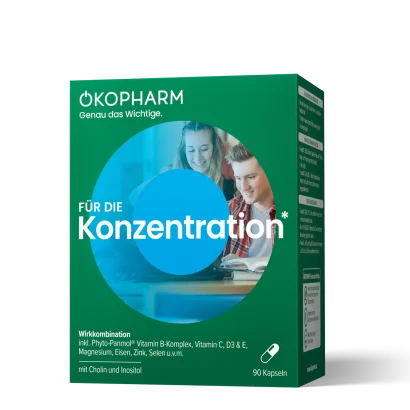 ÖKOPHARM Für die Konzentration, 90 Kapseln