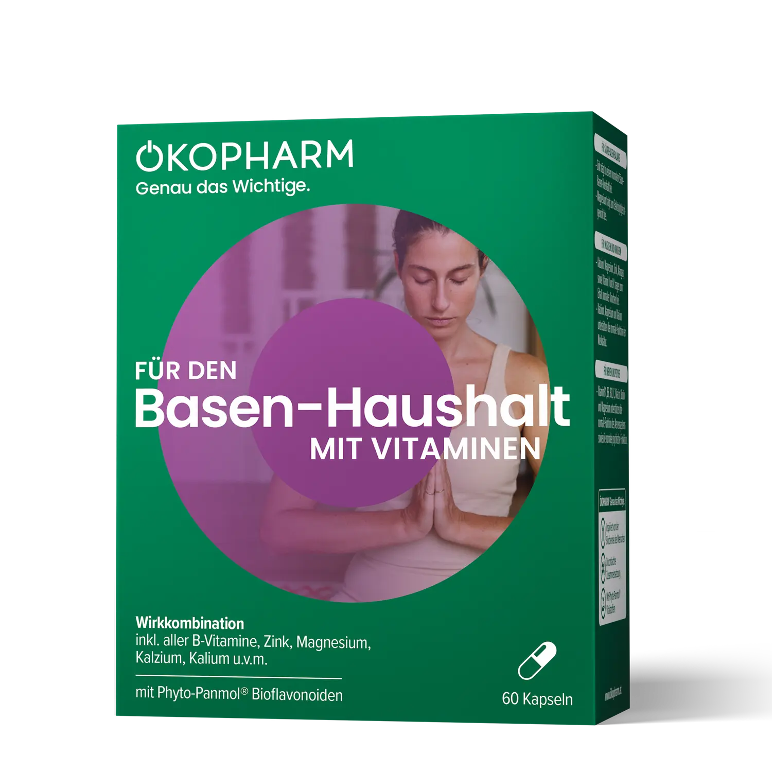 ÖKOPHARM Für den Basen-Haushalt Kapseln mit Vitaminen - 60 Kapseln